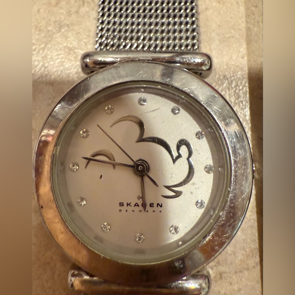 Skagen Denmark Ladies‎ Classic Mickey Mouse Limited Edition Watch 25mm